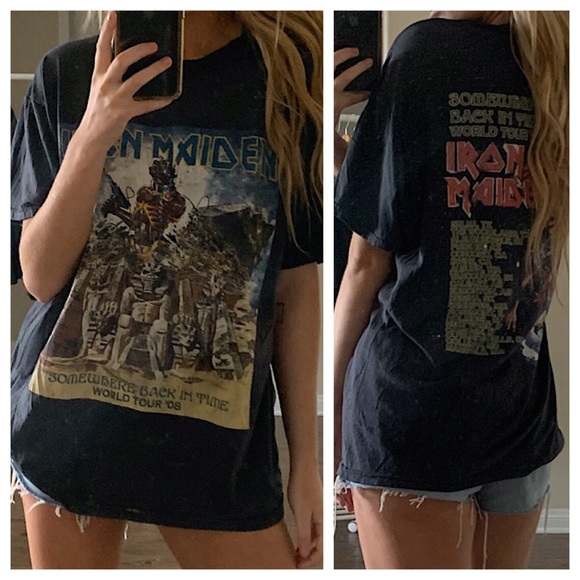 Tops - Iron Maiden Vintage Rock Tee